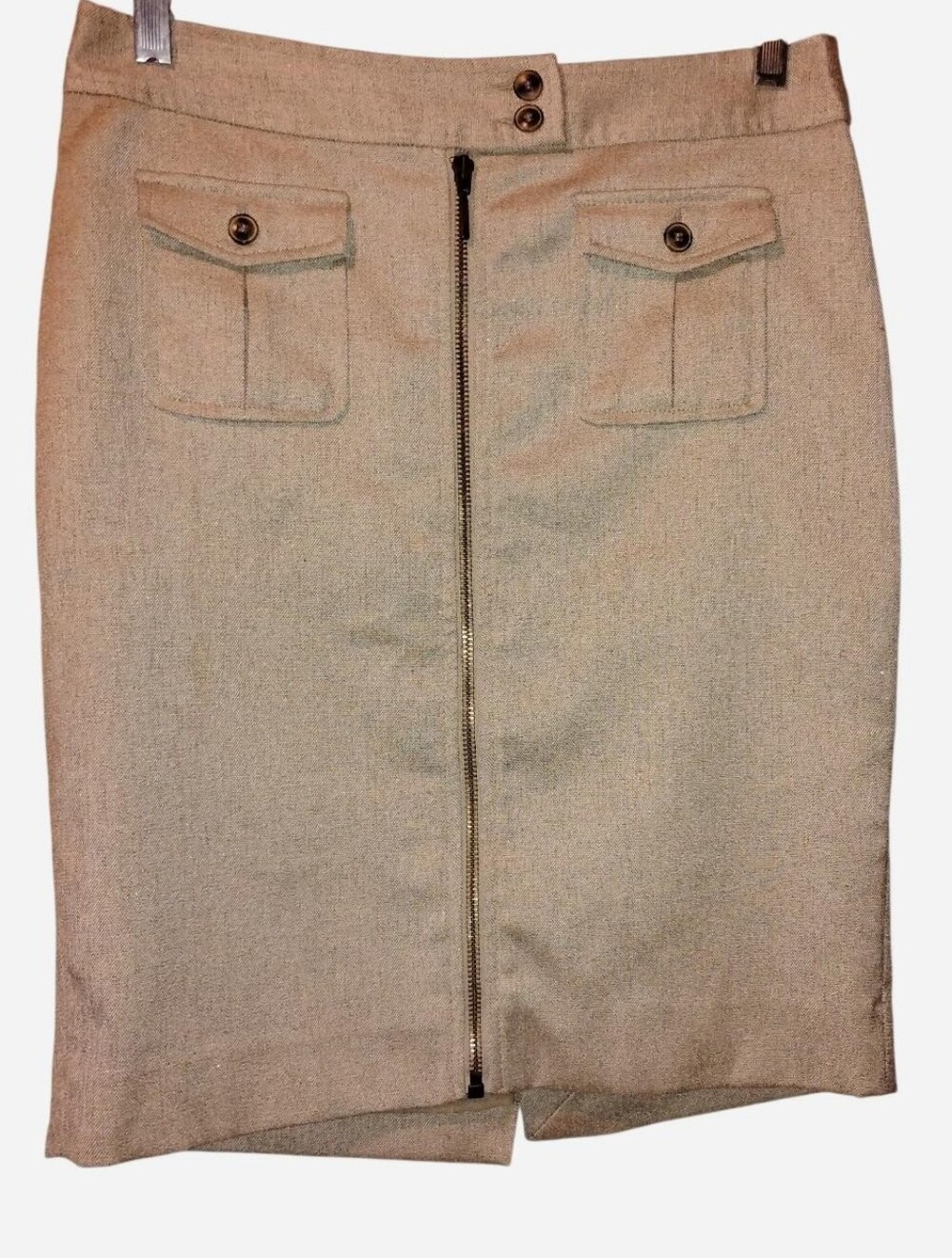 The Limited Tan Utility Pencil Skirt Size 4